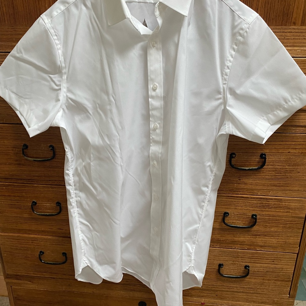 J. Crew White Casual Button Down Shirt